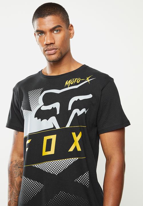 Fox - Riet short sleeve tee - black