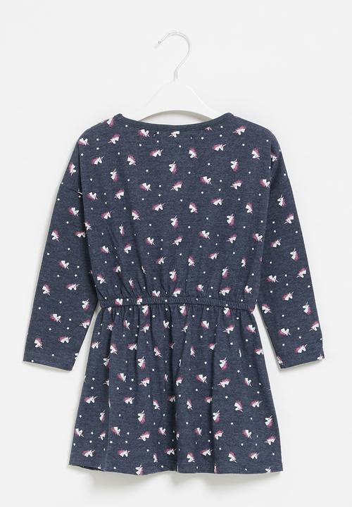 MINOTI - Girls basic jersey dress - navy