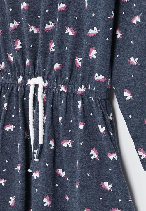 MINOTI - Girls basic jersey dress - navy