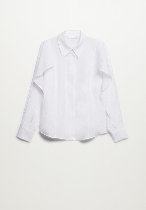 MANGO - Shirt clotilda - white