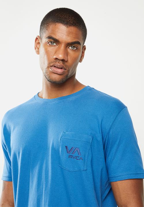 RVCA - Va pocket short sleeve tee - blue