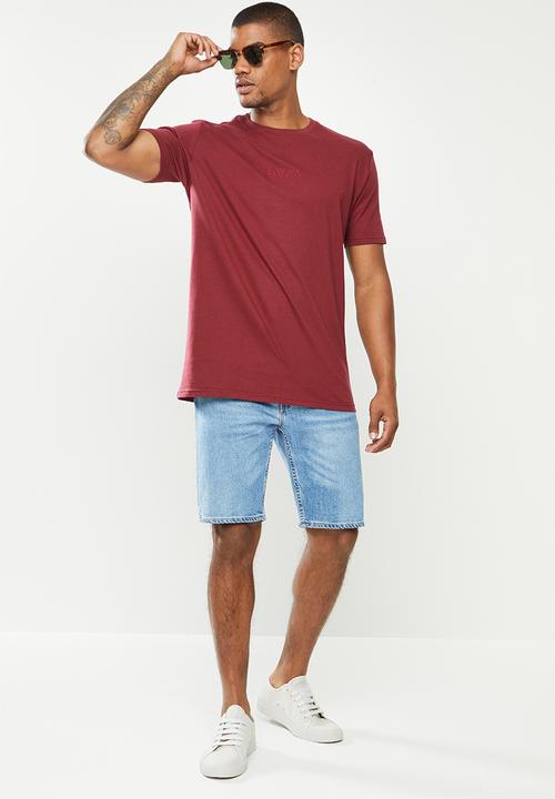 RVCA - Small rvca short sleeve tee - burgundy