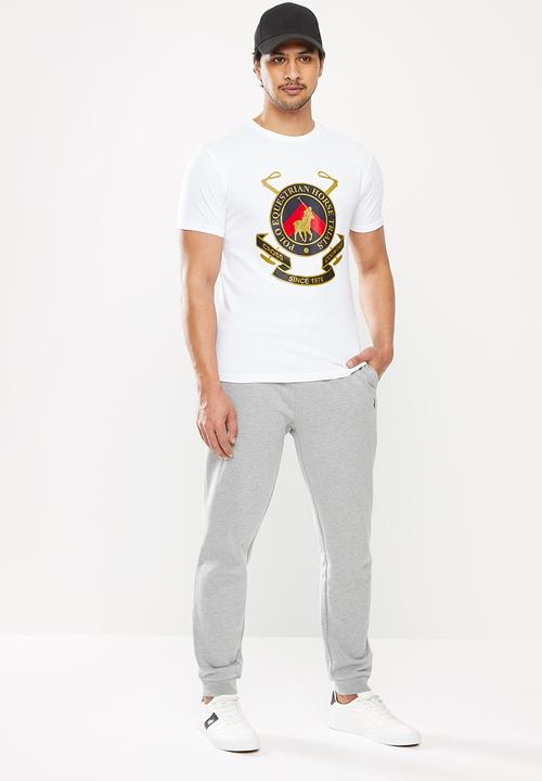 POLO - Oswald big crest ss tee - white