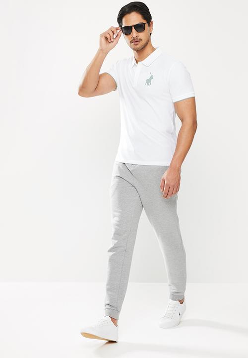 POLO - Joseph short sleeve golfer - white
