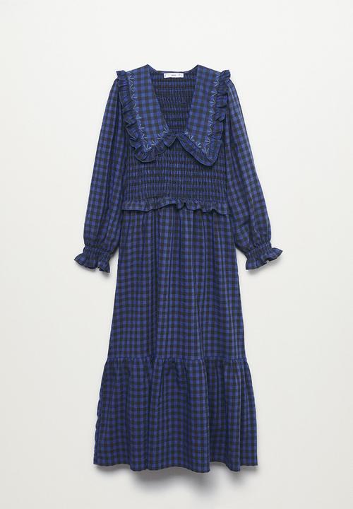 MANGO - Dress reserve - medium blue