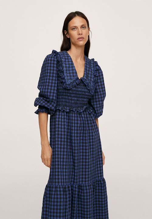 MANGO - Dress reserve - medium blue