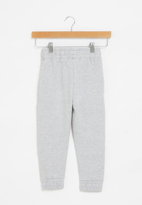 MINOTI - Girls basic jogger- grey 