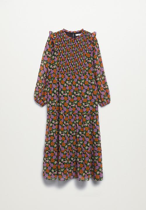 MANGO - Dress margot - orange