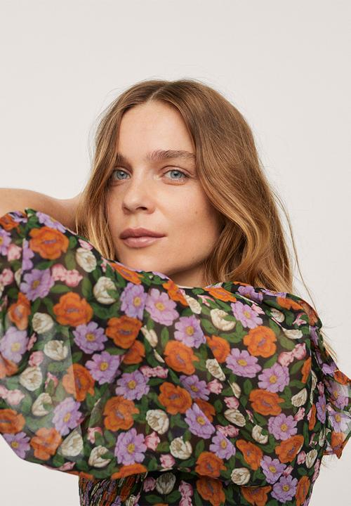 MANGO - Dress margot - orange