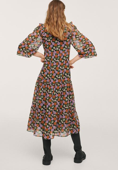 MANGO - Dress margot - orange