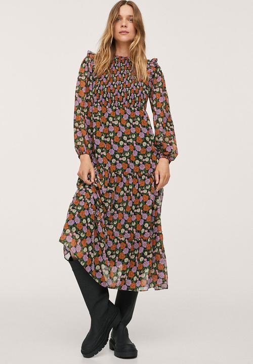 MANGO - Dress margot - orange