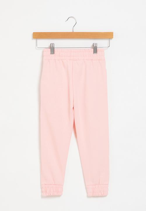 MINOTI - Girls basic fleece jogpant - pink