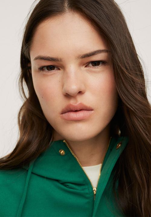 MANGO - Sweatshirt florida - dark green