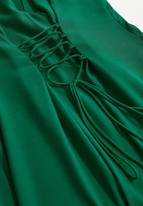 MANGO - Dress crosser - green
