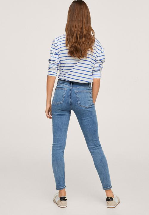 MANGO - Jeans anne - open blue