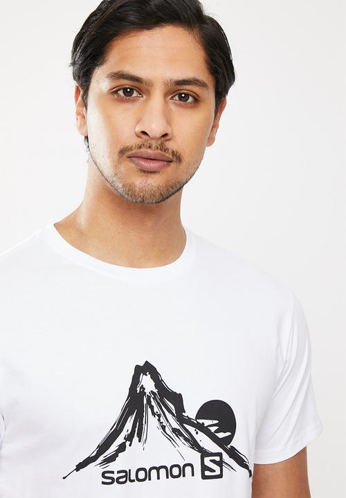 Salomon - Next peak short sleeve tee m - white