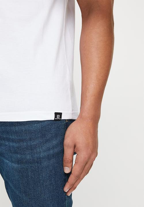 Salomon - Next peak short sleeve tee m - white