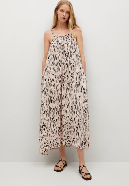 MANGO - Dress dreams - light beige
