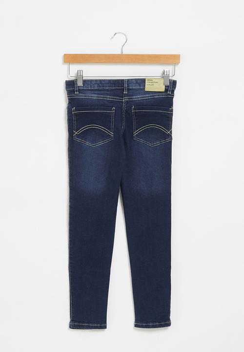 MINOTI - Girls basic regular denim jean - dark blue