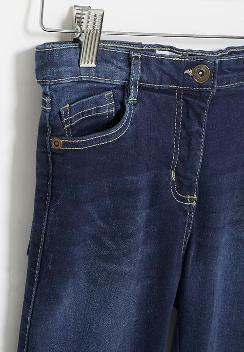 MINOTI - Girls basic regular denim jean - dark blue
