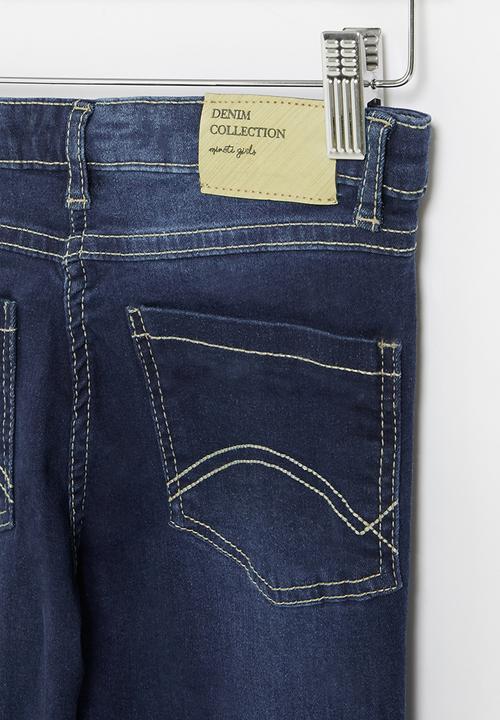 MINOTI - Girls basic regular denim jean - dark blue