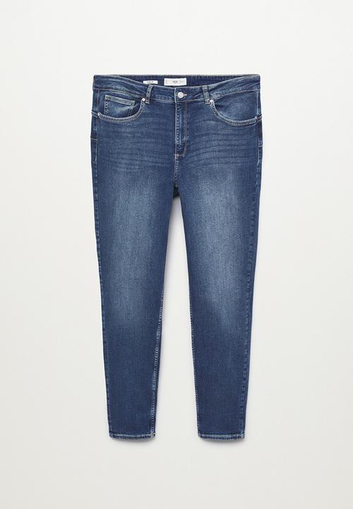 MANGO - Plus jeans pushup - medium blue