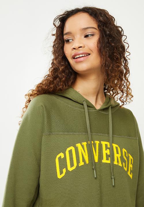 Converse - Converse essentials mid pullover hoodie - green 