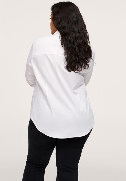 MANGO - Plus shirt sofia - natural