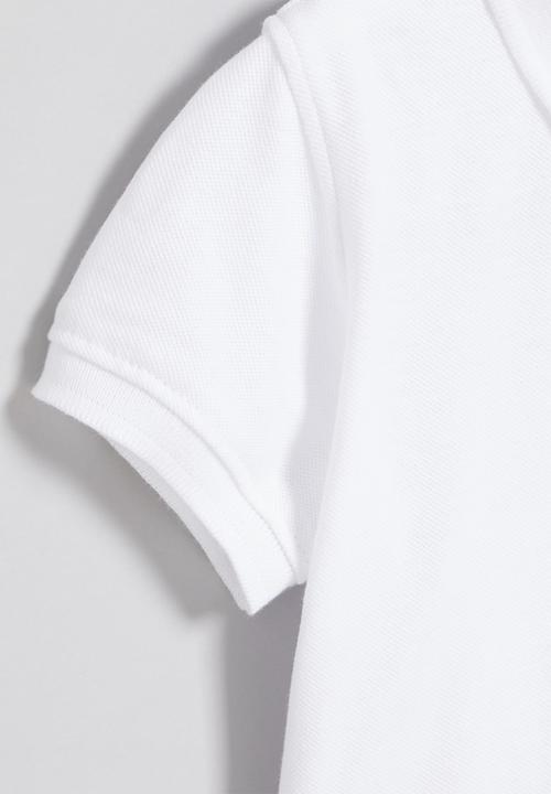 LAB - Boys short sleeve golfer - white