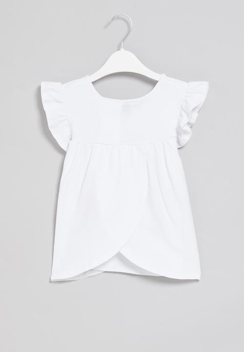 LAB - Girls short sleeve tee - white