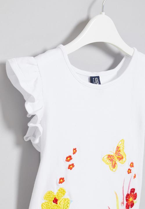LAB - Girls short sleeve tee - white