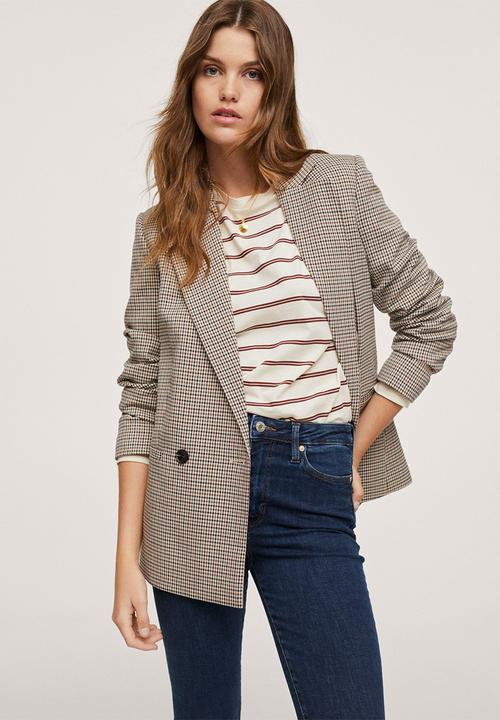 MANGO - Jeans anne - open blue