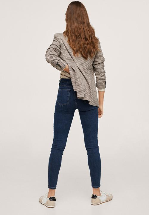 MANGO - Jeans anne - open blue
