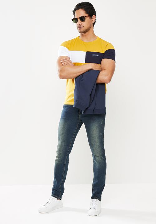 Pierre Cardin - Stretch crew cut&sew - multi 