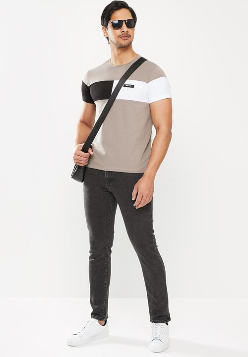 Pierre Cardin - Stretch crew cut & sew - grey