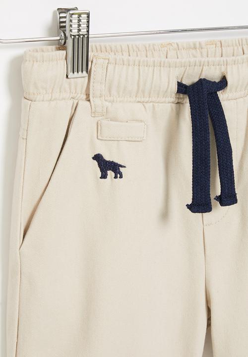LAB - Boys twill shorts - stone