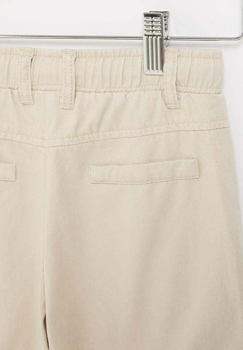 LAB - Boys twill shorts - stone