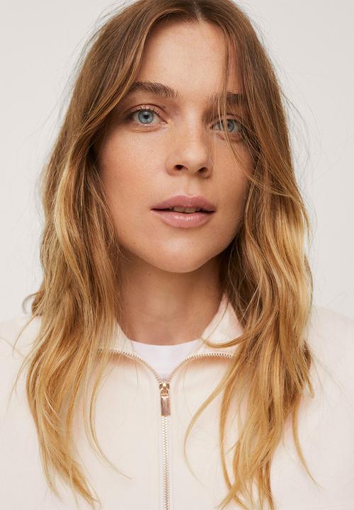 MANGO - Sweatshirt pique1 - natural