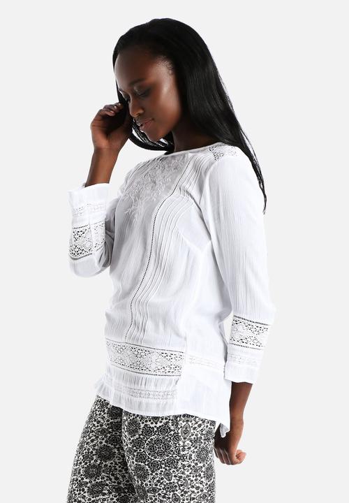 New Look - Dora Long Sleeve Insert Shell Shirt