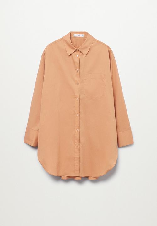 MANGO - Shirt james - rust