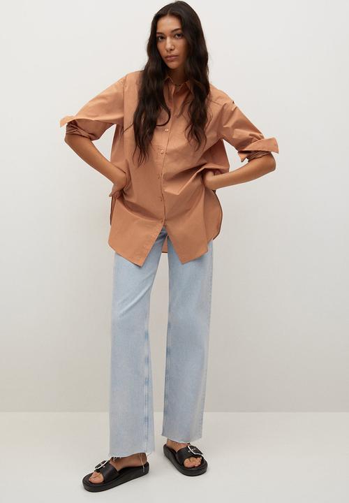 MANGO - Shirt james - rust