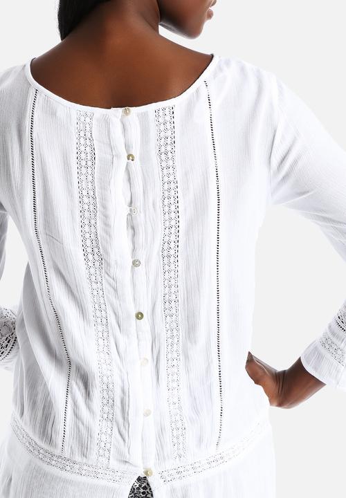 New Look - Dora Long Sleeve Insert Shell Shirt