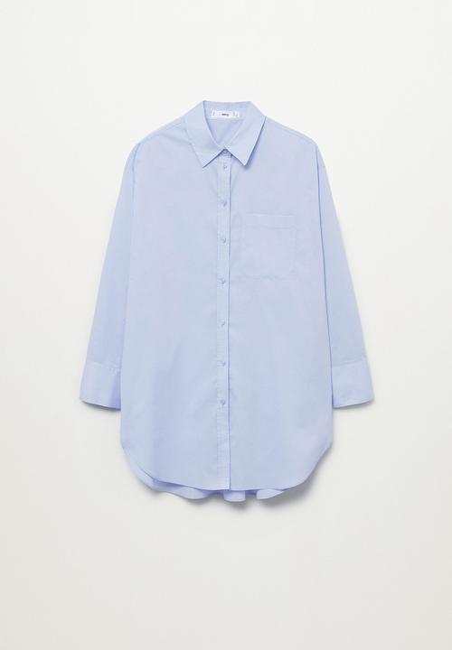 MANGO - Shirt james - light pastel blue