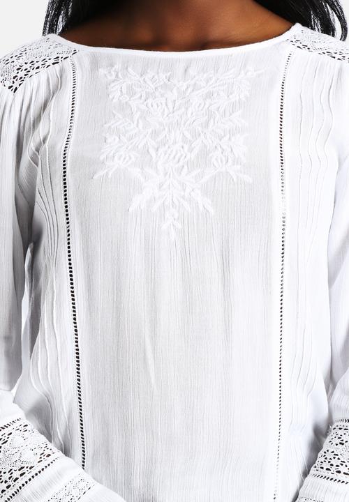 New Look - Dora Long Sleeve Insert Shell Shirt