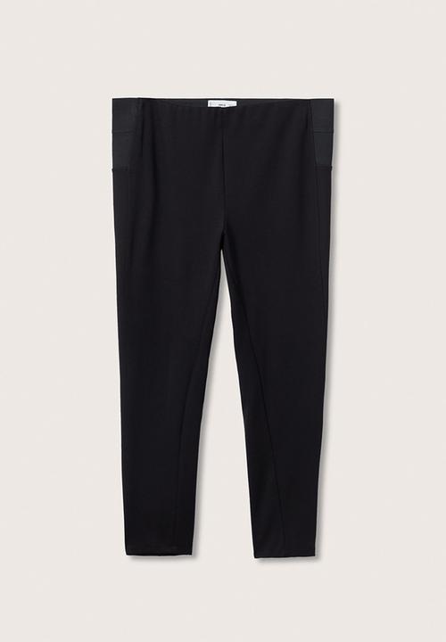 MANGO - Plus leggings chip - black