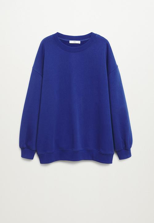 MANGO - Sweatshirt polka - medium blue
