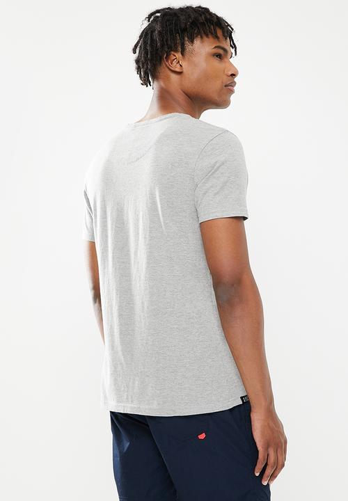 S.P.C.C - Trak regular fit straight hem tee - grey 