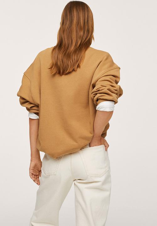MANGO - Sweatshirt polka - medium brown