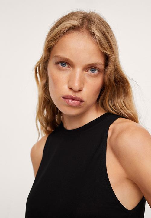 MANGO - Top lyo - black