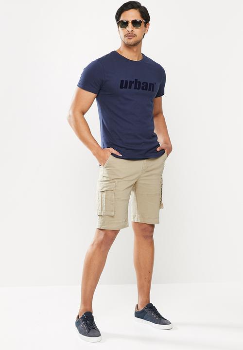 urban° - Urban cargo shorts - stone